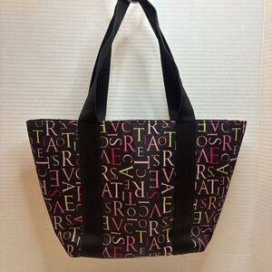 Victoria's Secret Small Multicolor Nylon Logo Tote 13"×8"×3"